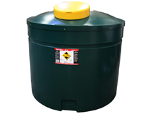 1300 Litre Cylindrical Waste Oil Tank