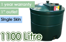 Ecosure Single Skin Oil Tank 1340 