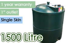 Ecosure Single Skin Oil Tank 1450