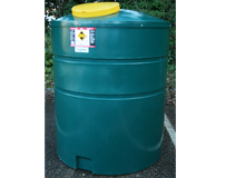 2000 Litre Tall Cylindrical Waste Oil Tank
