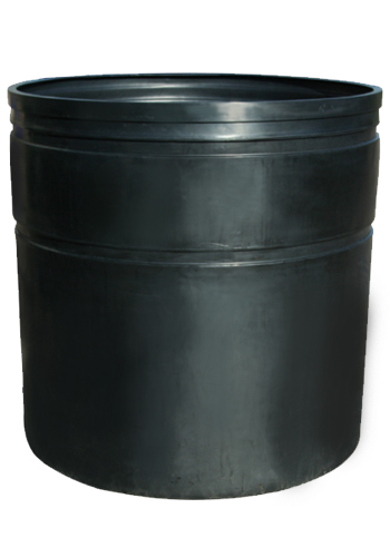 2000 Litres Total Access Water Tank - Black