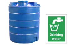 20000 Litre Potable Water Tank - Blue