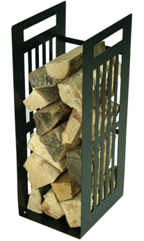 Tall 2 Line log store in black