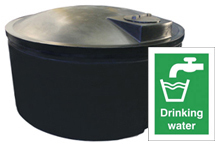 3400 Litre Potable Round Water Tank