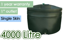 Ecosure Single Skin Oil Tank 4000 Litre