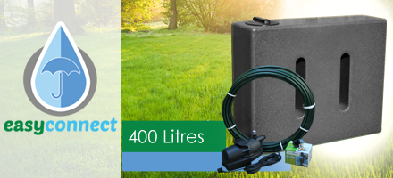 400 Litre EasyConnect Rainwater Harvesting System - Millstone