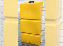 Wall Mounted Water Butt - Yellow
