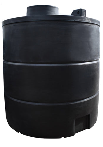 10,000 Litre Water Tank Black - Non-Potable
