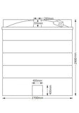 30,000 Litre Litre Water Tank (2 x 15,000) - Non Potable