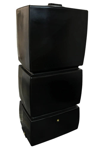 825 Litre Pillar Water Butt in Black