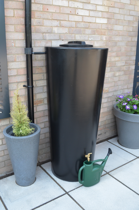 420 Litre Big City Just Water - Black Water Butt