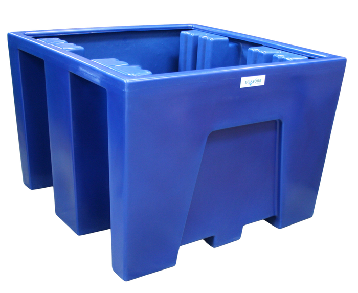 IBC Bund Pallet - Blue No Grid