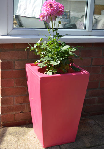 large pink plant pots Barrington Garden Planter Pink – Ecosure
