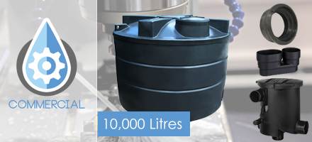 10000 Litre Commercial Rainwater Harvesting System