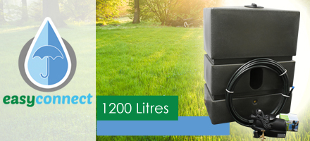 1200 Litre EasyConnect Rainwater Harvesting System - Millstone Grit