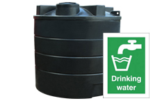 15,000 Litre Round Water Tank - Potable