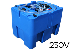 210 litre Mobile Adblue Fuel Tank - 230V - Basic