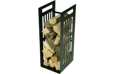 Tall 2 Line log store in black