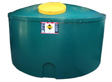 3400 Litre Cylindrical Waste Oil Tank