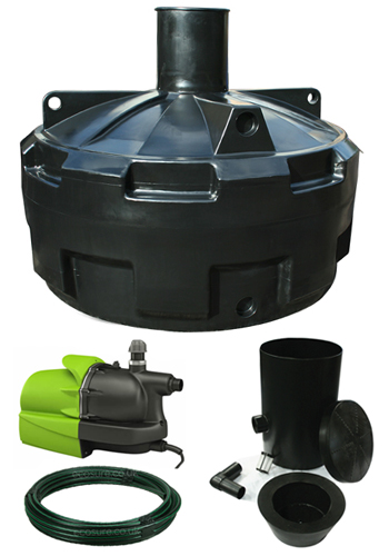 3500 Litre Underground Water Tank & Filter, Pipe & Pump