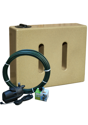 400 Litre EasyConnect Rainwater Harvesting System - Sandstone