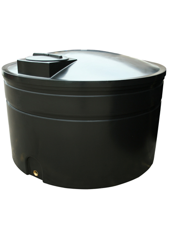 4000 Litre Water Tank - Black
