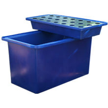 Aquaponic system - 580 litres - Blue