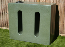 650 Litre Water Butts - Green Marble V1 