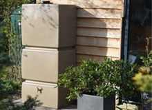 825 Litre Water Butts - Sandstone