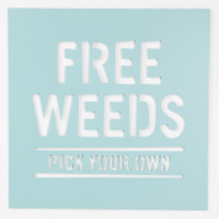 Free Weeds Design Wall Art