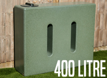Ecosure 400 Litre Water Butts - Green Marble V1