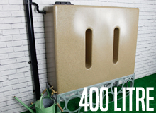 400L Slimline Water Butt - Sandstone V1
