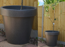 The Classic Extra Larger Planter In Millstone Grit