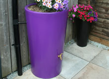180 Litre Water Butt / Garden Planter - Purple   
