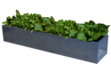 1800 x 400 x 300 Metal Raised Beds - Anthracite Grey 