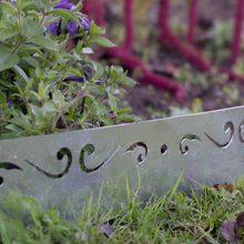 5 x 100mm Scrolls Garden Edging - Premium - Galvanised