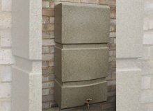 Wall Mounted Water Butt - Sandstone