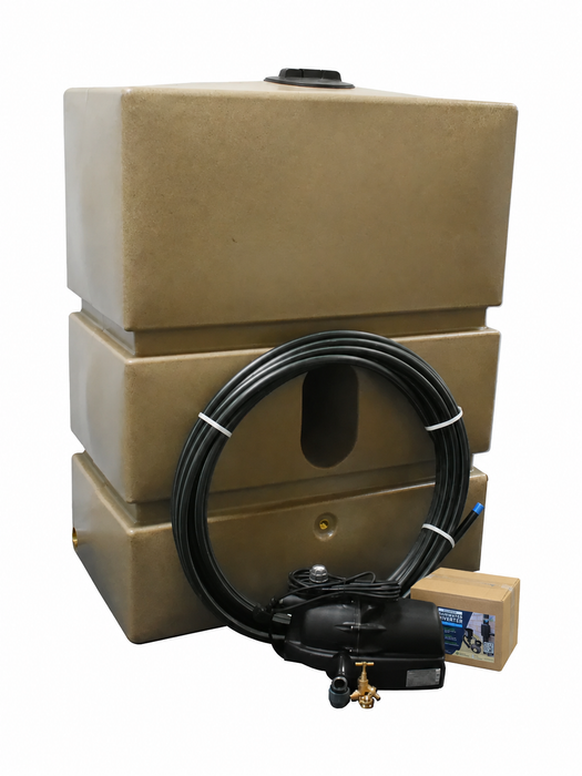 1200 Litre EasyConnect Rainwater Harvesting System - Sandstone