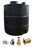 10000 Litre Fire Tall Water Tank - Instantaneous Connections