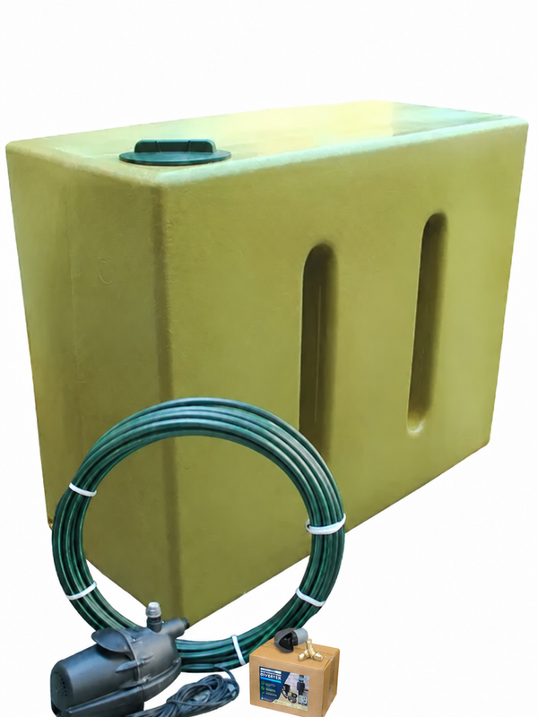 1000 Litre EasyConnect Rainwater Harvesting System - Sandstone