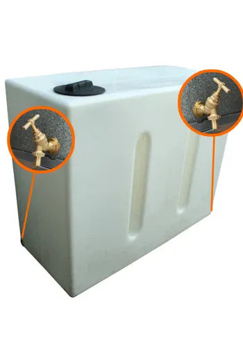 1000 Litre Baffled Water Tank V1 - Double Outlet