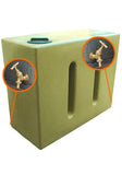 1000 Litre Water Butt V1 - Sandstone - Double Outlet