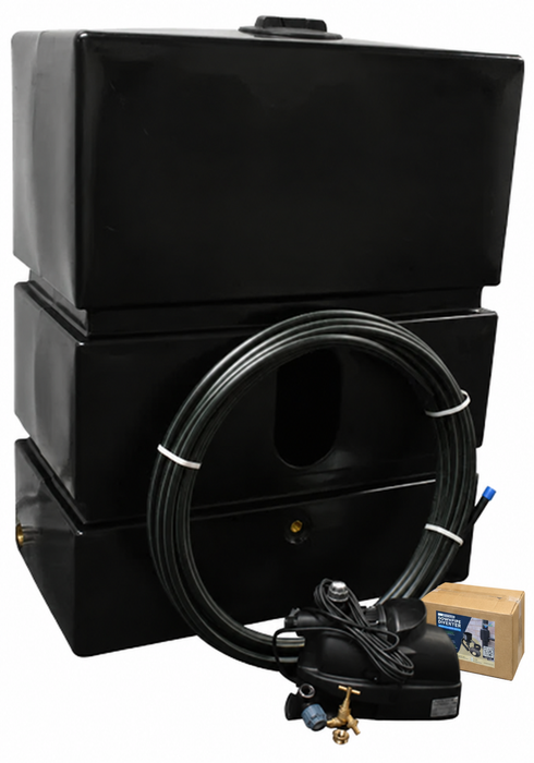 1200 Litre EasyConnect Rainwater Harvesting System - Black