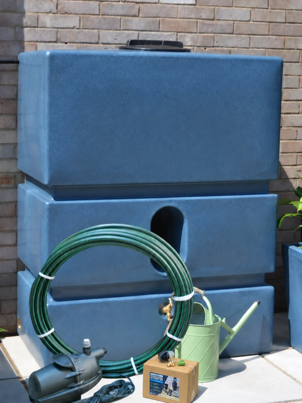 1200 Litre EasyConnect Rainwater Harvesting System - Blue Marble