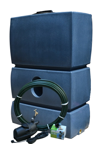 1500 Litre EasyConnect Rainwater Harvesting System - Blue Marble