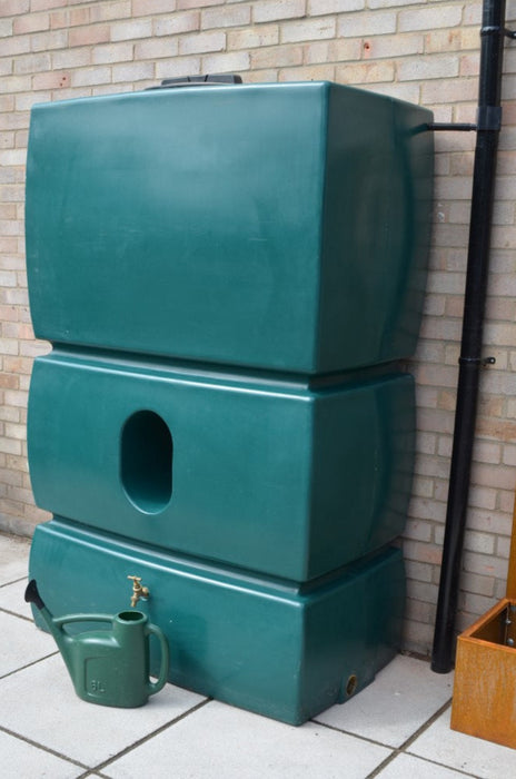 1500 Litre Extra Large Water Butt - Rainwater Tank - Green