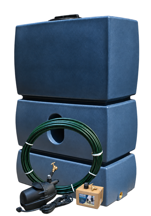 1500 Litre EasyConnect Rainwater Harvesting System - Blue Marble