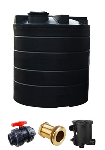 30,000 Litre Ecosure Agricultural Rainwater Harvesting System (2 x 15,000 Litre)