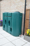 1900 Litre Slimline Water Butt - Green