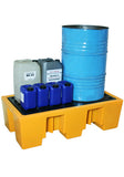 5 x 2 Drum Plastic Spill Pallet - PE Grid
